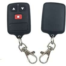 1 pieza de control remoto de cerca y motor de bastidor Weijie de 418 MHz. Ampliamente utilizado en dispositivos antirrobo de automóviles y motocicletas, lámparas, controles remotos de máquinas, puertas y portones, controles remotos de puertas automáticas, controles remotos de cortinas, etc. - Negro - Ver 3