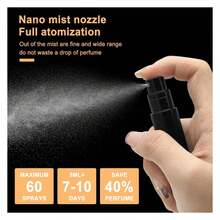 5ML Perfume Travel Refillable Dispenser,Portable Sprayer, Empty Travel Spray BottleMatte Black - 彩色 - 查看 4