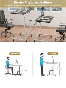 40cmmesa De Computadora Simple Para Levantar Y Bajar La Mesa - Negro - Ver 5