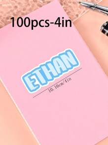 100/50/20/10/1 Pc Customized Name Personalized Stickers - Cartoon Font - Colorful And Variegated Personalized Laptop Stickers, Water Bottle Name Stickers - Suitable For Holiday Gifts, Daily Decorations, Notebook Stickers, Candy Baking Packaging Bag Decorations, School Supplies, Back To School, Multi-Functional, Ornamental, Reusable, Modern, Colorful, Cute, Vintage, Cartoon, Kawaii, Custom, Personalized, Unique, Customized, Workers, Clients, Students, For Business/Work/ Office, For School, Desert Fall Cozy