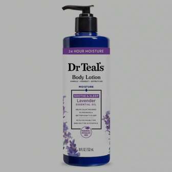 Summer Night Recovery Body Lotion - 48H Lavender Hydration For Sensitive Skin, 18 Fl Oz