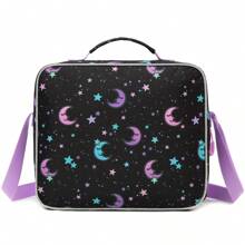 Lancheira Infantil, Bolsa Térmica para Almoço, Lancheira para Meninas com Alça e Suporte para Garrafa, Lancheira para Crianças, Lancheira para Bebês com Bolsos com Zíper, Lancheira para Meninas