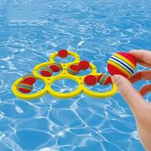 Nuovo gioco interattivo galleggiante in EVA - Anello da lancio giallo - Palla da lancio per piscina estiva - festa - Gioco