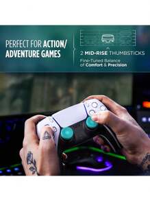 NEW 2PCS Freek Galaxy Performance Thumb Grip Caps Silicone Analog Stick Caps Cover For P4/5 Series Controller Silicone Cap Seven Colours Increase Adhesion, Feel Appropriate, And Enhance User Experience