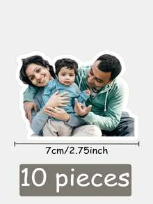 100/80/40/20/10/1pc Customized Alien Photo Stickers, Custom Photo Stickers, Personalized Stickers, Custom Stickers, Water Bottle Stickers, Laptop Stickers, Car Stickers, Your Own Photos, Family Photos, Couple Photos, Girlfriend/Boyfriend Photos, Back To School Season Label Stickers, Custom Photo Stickers, Gift Souvenirs, Holiday Birthday Gifts, Wedding Invitation Stickers,Warm Ambience, Autumn Home Refresh, Xmas Decoration,Home Harmony,Office Decor