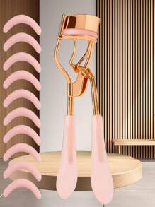 1pc/Professional Natural And Long-Lasting Eyelash Curler Set With Eye Shape - Fitting Design, A Travel Makeup Tool. No Need For Electricity, Quickly Curls Lashes Effortlessly. A Must - Have For Beauty Makeup, Suitable For Daily Use, Office, Travel And Business Trips. It's A Practical Beauty Makeup Tool.,Makeup,Cheap,Room Decor,Vanity,Travel,Bedroom,Makeup Accessories,Eyelash Curler