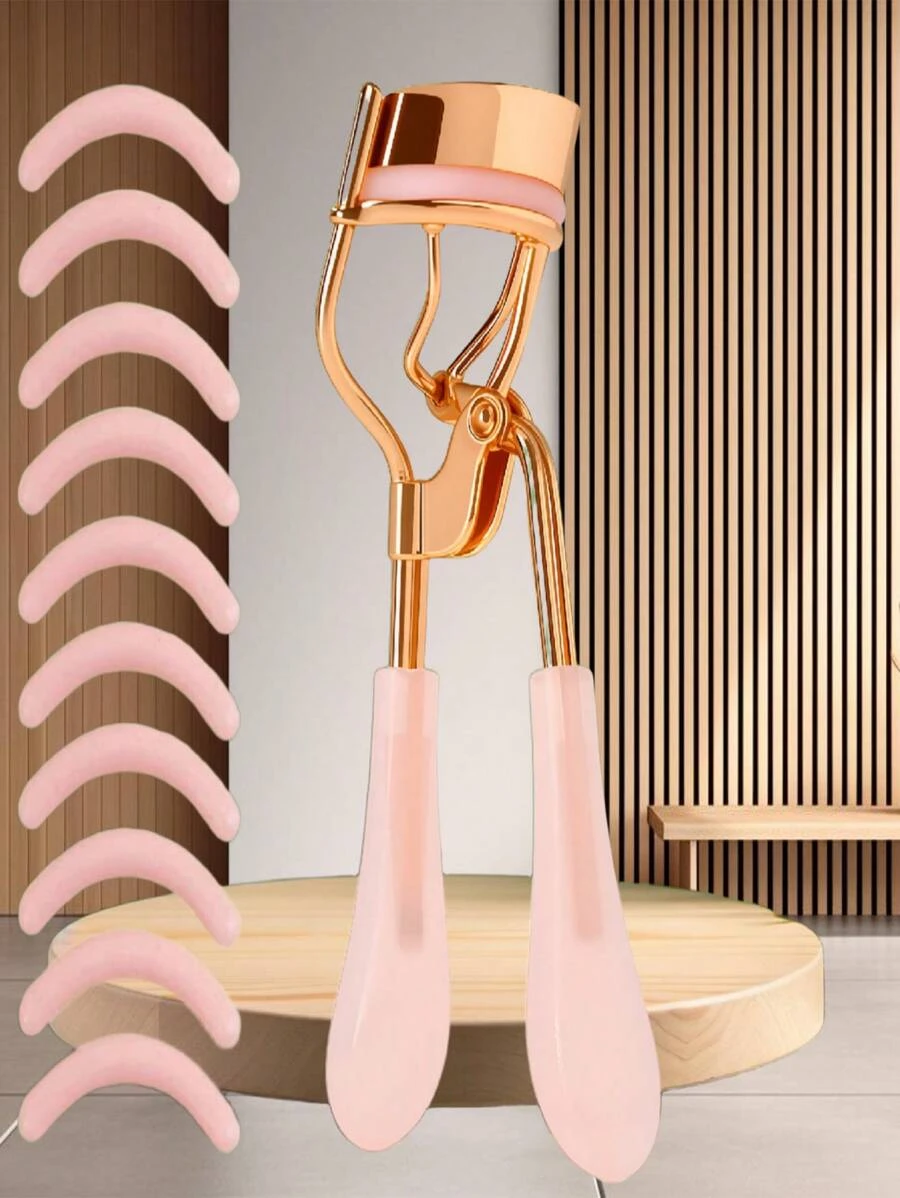 1pc/Professional Natural And Long-Lasting Eyelash Curler Set With Eye Shape - Fitting Design, A Travel Makeup Tool. No Need For Electricity, Quickly Curls Lashes Effortlessly. A Must - Have For Beauty Makeup, Suitable For Daily Use, Office, Travel And Business Trips. It's A Practical Beauty Makeup Tool.,Makeup,Cheap,Room Decor,Vanity,Travel,Bedroom,Makeup Accessories,Eyelash Curler