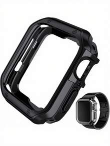 1 PIEZA Carcasa de reloj de TPU de cáscara blanda compatible con iWatch de 38mm, 40mm, 41mm, 42mm, 44mm, 45mm, 49mm. Cubierta protectora para Apple Watch Series 9, 8, 7, 6, 5, SE, 4, 3, 2, 1, Ultra - Para - Ver 18