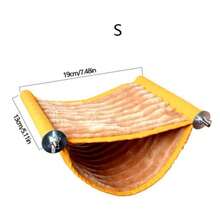 Winter Warm Bird Nest Hammock Style Canary Cage Plush Fluffy Bird House Parrot Cage Accessories - Multicolor - View 13