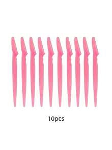 1pc/10pcs/30pcs Canned Eyebrow Razor With Protective Net, Long Stainless Steel Handle, Anti-Scratch Makeup Tool,Cheap,Stocking Stuffers,Makeup,Makeup Tools,Cheap Stuff,Gifts,Gifts For Women,Christmas Gifts - Multicolor - View 19