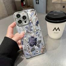 Funda para teléfono 1 funda para teléfono con temática de Año Nuevo 16/15/14/13/12/11 Pro Plus 2025, con textura con revestimiento láser IMD. Incluye una película de lente y ofrece protección contra golpes, lo que lo convierte en un híbrido clásico adecuado tanto para hombres como para mujeres. - Colores mixtos 1 - Ver 5