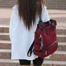 Women Top Handle Bags - 酒紅色 - 查看 5