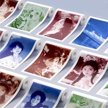 5 Rolos de Papel Fotográfico - Papel Térmico Colorido - Acabamento Liso, 65g/m² - Ideal para Câmeras de Impressão Instantânea e Mini Impressoras, Papel para Impressão Fotográfica | Papel Fotográfico Colorido | Papel de Acabamento Liso, Impressão Fotográfica 57*25mm