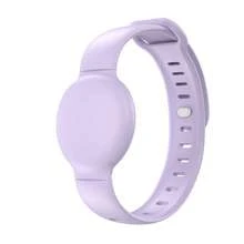 Correa de muñequera ajustable de silicona, cubierta protectora adecuada para Airtag, rastreador de Apple, localizador GPS, smartwatch - Multicolor - Ver 11