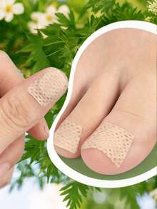 指甲贴，自然浅米色指甲贴 - 修复变色和受损的指甲，适用于受损和变色的指甲 - 膚色 - 查看 2