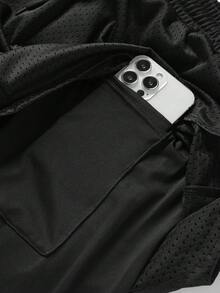 Herren Lässig Sportanzug, Outfit mit Buchstaben Muster für Outdoor, Fitness, Läss, Team, geeignet für Frühling, Herbst und Winter