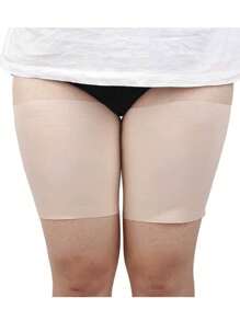 1 对女式防擦伤大腿带，弹力防擦伤腿套，高弹力硅胶防摩擦保护腿套，防勾腿绷带，防止大腿摩擦