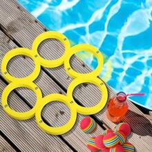 Nuovo gioco interattivo galleggiante in EVA - Anello da lancio giallo - Palla da lancio per piscina estiva - festa - Gioco