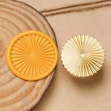 1 Pc, Cute Texture Series Wax Stamp Head, Removable Wax Stamp Head For Footprints/Grids/Leaves, Suitable For Envelope Letter/Invitation Letter/Party/DIY Craft Stamp Decoration/Gift Decoration/Various Holiday Gifts,For School Supplies,Back To School