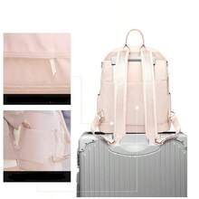 Computer Bag 13-14 Inches 15.6 Inches Student Backpack, Single Shoulder, Dual Shoulder, Three Use Bag For Women, High-End Nylon Fabric, Versatile Business Travel Backpack, Commuting Backpack - Multicolor - View 8