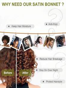 1 件丝绸帽，女士睡眠用丝绸染色帽，弹性柔软的羊帽，透气且不褪色，可重复使用。（蝴蝶和豹纹印花风格的双层帽） - 1pc(多色) - 查看 6