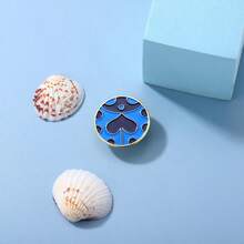 1pc-Blue Ladybug Brooch,Jo Jo's Anime Jo Jo's Magical Adventure Joruno' Brooch,Insect Pin,Inspiration Badge Insect,Gift