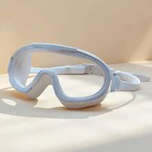 Children's New Frameless Swimming Goggles, HD Waterproof And Fog-Proof Wide-View Goggles For Children 3-14 Years Old