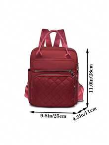 牛津布双肩包 - 新款轻便百搭时尚休闲女士背包 - 彩色 - 查看 3