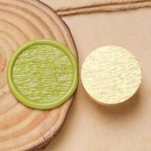 1 Pc, Cute Texture Series Wax Stamp Head, Removable Wax Stamp Head For Footprints/Grids/Leaves, Suitable For Envelope Letter/Invitation Letter/Party/DIY Craft Stamp Decoration/Gift Decoration/Various Holiday Gifts,For School Supplies,Back To School