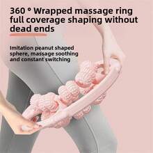 1pc Ergonomic Leg Massage Roller With 32 Rollers, For Calf And Thigh Muscle Relaxation Massage - Multicolor - View 5