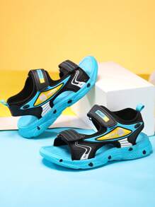 Ciabatte casual unisex per adolescenti, coppie, studenti universitari, spiaggia, all'aperto, sport, traspiranti morbide e confortevoli, suola con motivo mimetico asimmetrico, chiusura a strappo, consegna casuale