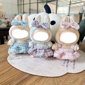 1 pieza LABOBO Muñeca de adorno colgante con ropa para la muñeca LABOBO de sentada de 1ra/2da generación, con fragancia dulce