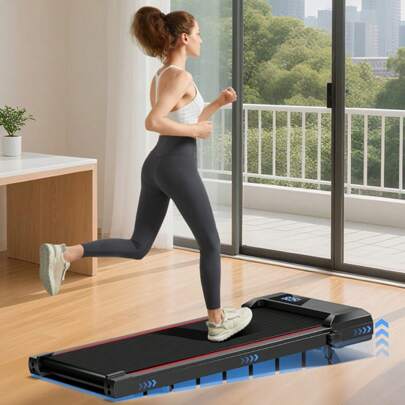 2-In-1 Under Desk Incline Treadmill, Folding Treadmill For Home, Walking Pad Treadmill, 7.2MPH, 2.5 HP Quiet Brushless, 330 LBS Capacity