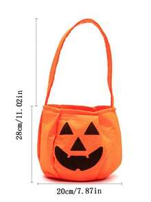 1/2PCS, Halloween Candy Bag, Candy Bag, Hand-Held 3D Pumpkin Bag, Children's Gift, Ghost Festival Prop
