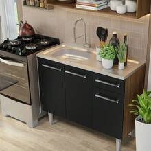 MADESA Baker's Racks - Brown and Black - View 6