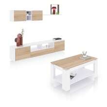 Duehome Pacote de sala de estar com mesa de centro Kenzo Plus V1