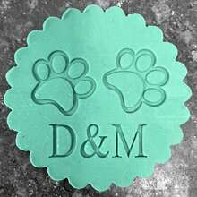 Ștampilă personalizată pentru biscuiți, Halloween și Crăciun, în relief, design 3D, pentru decorarea torturilor de bucătărie, instrumente de tăiere DIY, șablon pentru tort de zahăr, șablon de nuntă, lut moale, bomboane în relief, nume, tort, lucrat manual