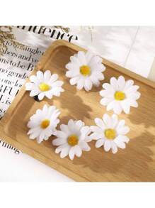 10pcs,Sun Flower Daisy Mini Hair Clips, Sunflower Flowers,Suitable For Beach Vacations, Summer Beach Style, Cute And Fun Hair Clip Set, Claw Clips, Hair Claws, Hair Slide, Hair Barrettes, School Stuff