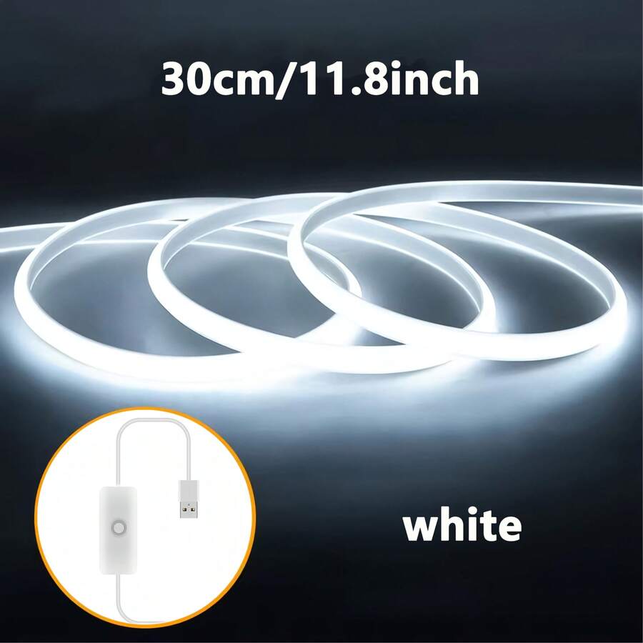 COB 霓虹 LED 灯带、橱柜灯，适用于家庭卧室、厨房、办公室、派对、DIY 照明项目和装饰。
