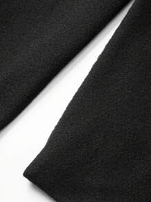 男士长袖双排扣大衣，商务休闲中长款外套，秋冬款