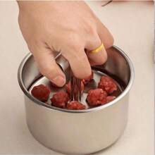 1pc Stainless Steel Meatball Maker Tool, Easy DIY Meatballs, Fish Balls, Cookies, Ice Cream, Ideal For Home And Restaurant Kitchen, Durable Kitchen Utensils, Meatball Maker