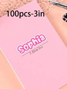 100/50/20/10/1 Pc Customized Name Personalized Stickers - Cartoon Font - Colorful And Variegated Personalized Laptop Stickers, Water Bottle Name Stickers - Suitable For Holiday Gifts, Daily Decorations, Notebook Stickers, Candy Baking Packaging Bag Decorations, School Supplies, Back To School, Multi-Functional, Ornamental, Reusable, Modern, Colorful, Cute, Vintage, Cartoon, Kawaii, Custom, Personalized, Unique, Customized, Workers, Clients, Students, For Business/Work/ Office, For School, Desert Fall Cozy