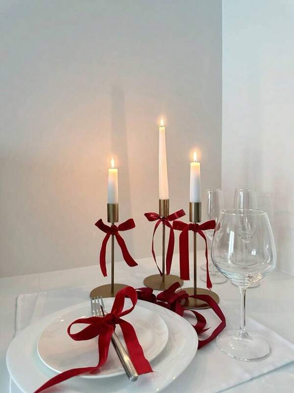 1 opakowanie 5/10 szt. 1 opakowania beżowo-czerwonej satynowej wstążki skręcanej, kokardy świątecznej, dekoracyjnej wstążki, kokardy świątecznej w stylu vintage, estetycznej dekoracji domu, kokardy na przyjęcie urodzinowe, dekoracyjnej kokardy, dekoracji świątecznych, świeczników, dekoracji pokoju, kokardy z kokardą, kwiatowego pakowania prezentów, dekoracji tortu, ręcznie robionych kokard do akcesoriów krawieckich, kokardki dekoracyjne na imprezę, spinki do włosów DIY, kokardy z satynowej wstążki do pakowania kwiatów,