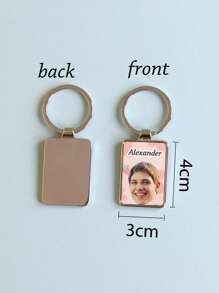 定制 1 件照片和文字钥匙扣、个性化亚克力钥匙扣、定制情侣钥匙扣、照片钥匙圈、情人节、生日礼物、周年纪念日、情侣礼物、色彩鲜艳、可爱、迷人、有趣、卡哇伊、Y2K、时尚、男女通用 - 彩色 - 查看 14