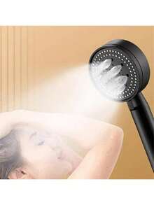 1 件/3 件高压淋浴喷头，带软管和支架套装，高压花洒淋浴喷头组合，节水手持淋浴喷头，1.6GPM 适用于干性皮肤和头发，浴室配件家居浴室装饰秋季装饰