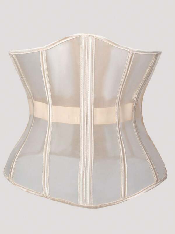 Gaine amincissante polyvalente transparente couleur chair pour femmes, gaine taille