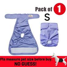 1pc Dog Diaper Pants Reusable Female Diaper Washable Wrap Pee Panty Clothes Costumes Cosplay Puppy Dog Period Menstrul Diaper For Urinary Incontinence