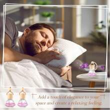 3pcs/6pcs 8ml Car Air Freshener Hanging Bottles, Empty Glass Fragrance Diffuser Bottles, Refillable Air Freshener Pendant Bottles, Suitable For Car Air Freshener, Aromatherapy, DIY Fragrance Container, High-Quality Air Fragrance Holder, Can Be Placed Anywhere Needing Relaxing Scent, Excellent Tool For Aromatherapy, Can Hold Fragrance, Essential Oils, Herbs, Spices Or Air Freshener, Car Decor, Gift For Family, Friends, Boss