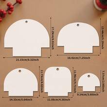 5pcs Reusable Shell Zipper Bag Sewing Template, PET Craft Pattern Template For DIY Shell Bag, Suitable For Pattern Drawing And Sewing Supplies, Handmade Holiday Birthday Gift Decoration - Milky - View 2