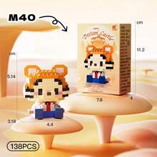Princess Micro Building Blocks Assembled Model Building Block  Donald Duck Nick Dolls Toys Children Gifts Sets Desktop Ornaments Room Decoration Kawaii Birthday Gift Christmas Halloween Decoration Figures Anime Figure Games Toys - Multicolor - View 4